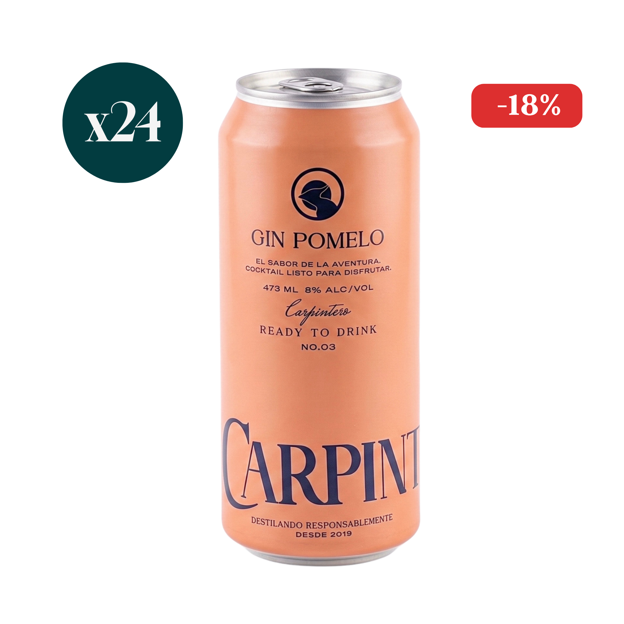 24 pack Gin Pomelo