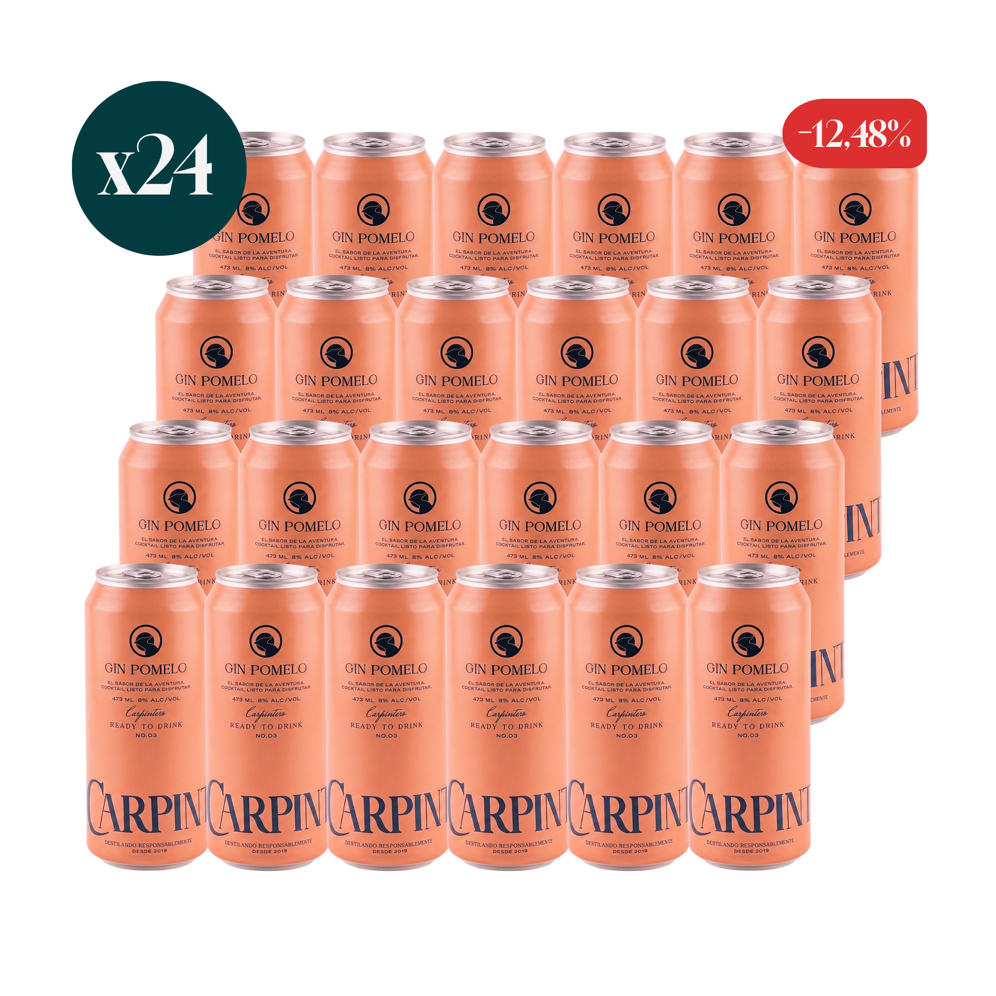 24 pack Gin Pomelo