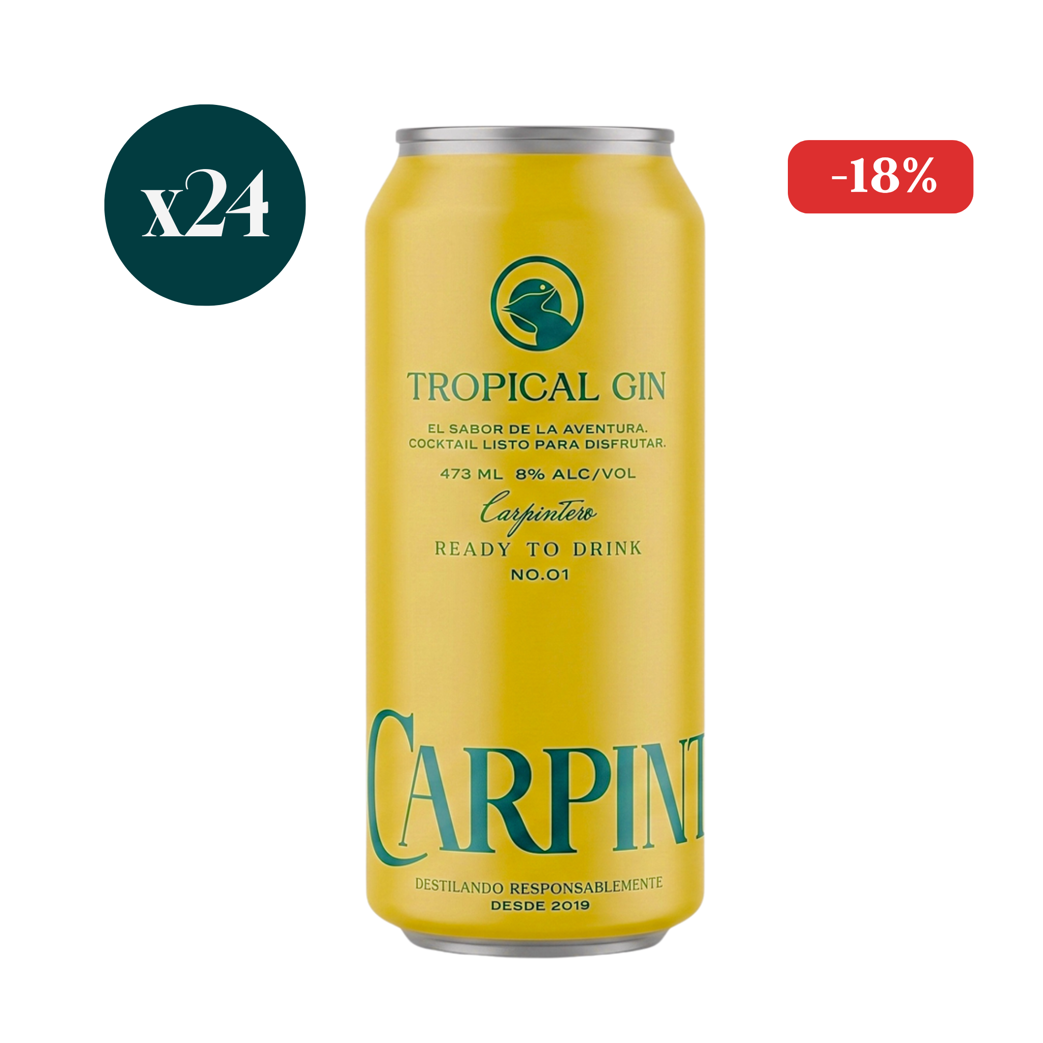 24 pack Tropical Gin