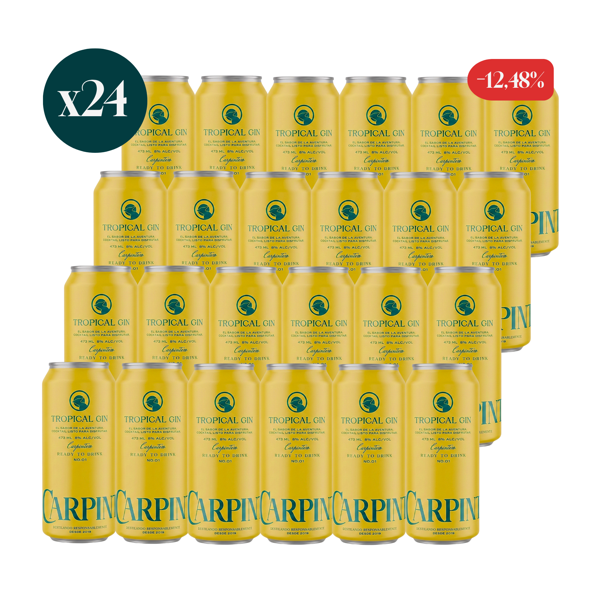 24 pack Tropical Gin